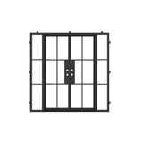 Pre-Order: Light 6 Double + Sidelights (Cold Weather + Thermal Break) | Steel French Doors (Ships 16-18 Weeks)