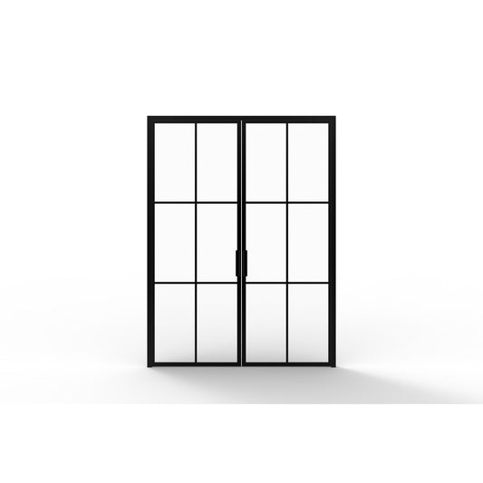 Pre-Order: Light 6 Interior - Double | Steel Interior Door (Ships 16-18 Weeks)