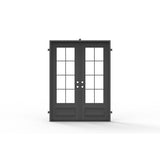 Pre-Order: Seattle Double (Cold Weather + Thermal Break) | Wrought Iron Door (Ships 16-18 Weeks)