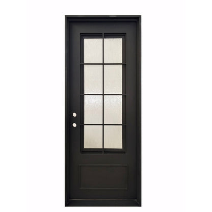 Pre-Order: Seattle Single (Cold Weather + Thermal Break) | Wrought Iron Door (Ships 16-18 Weeks)