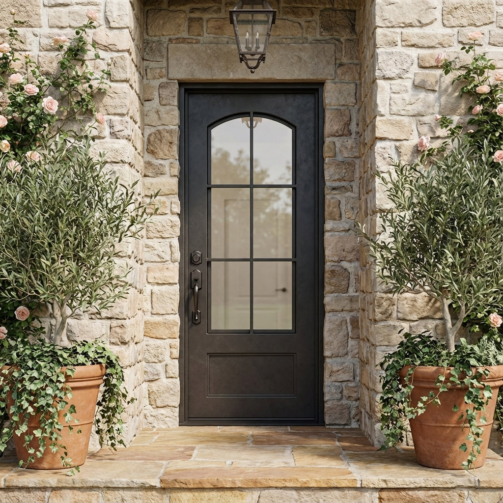 Pre-Order: Telluride Single | Wrought Iron Door (Ships 16-18 Weeks)