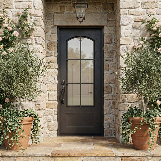 Pre-Order: Telluride Single | Wrought Iron Door (Ships 16-18 Weeks)