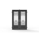 Pre-Order: Tignes Double | Wrought Iron Door (Ships 16-18 Weeks)