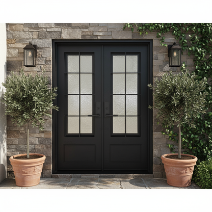 Seattle Double (Cold Weather + Thermal Break) | Wrought Iron Doors