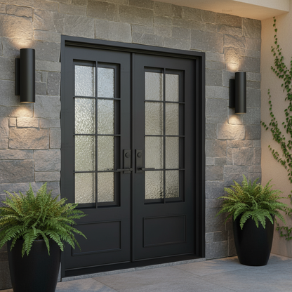 Seattle Double (Cold Weather + Thermal Break) | Wrought Iron Doors