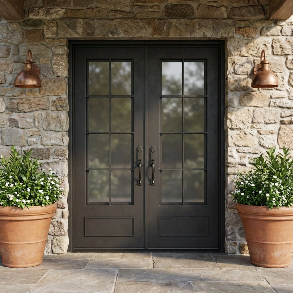 Seattle Double | Wrought Iron Door