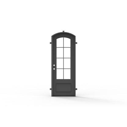 Pre-Order: Seattle Single (Cold Weather + Thermal Break) | Wrought Iron Door (Ships 16-18 Weeks)