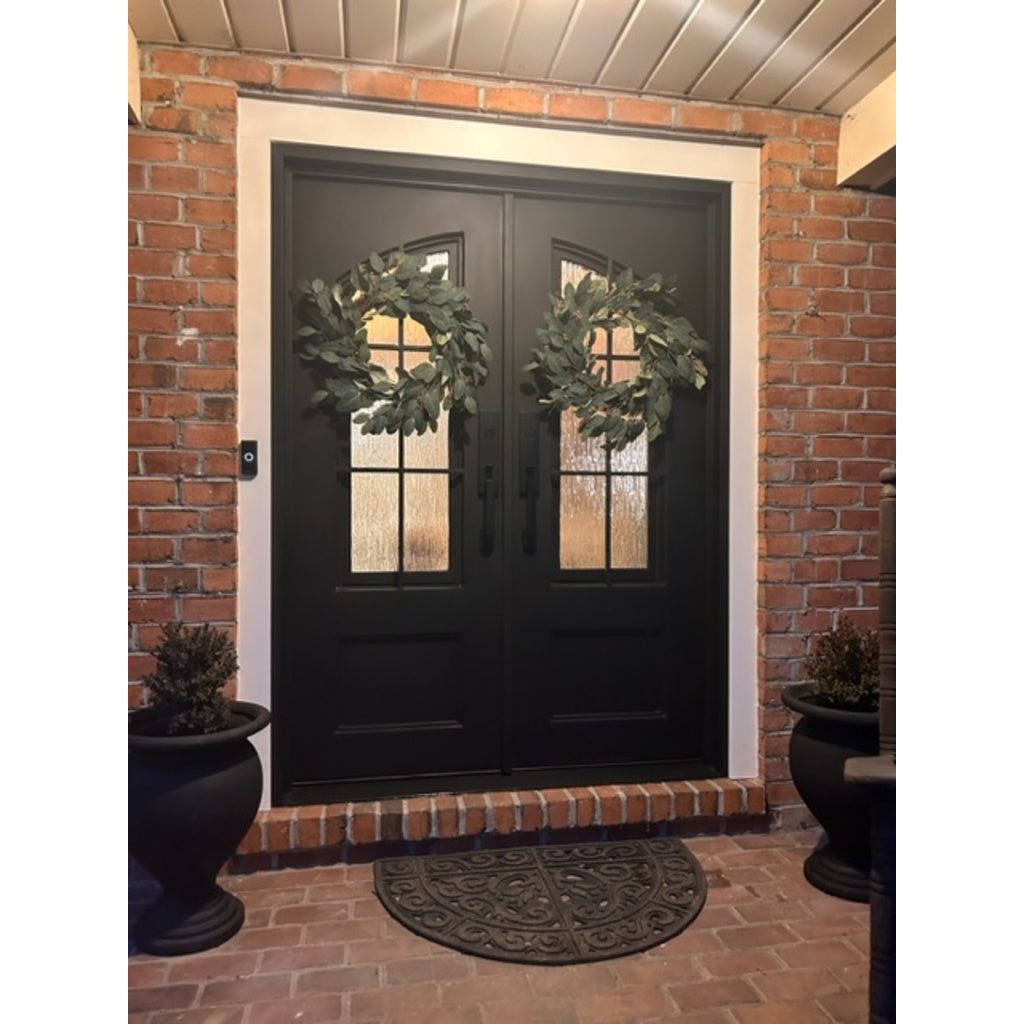 Pre-Order: Telluride Double (Cold Weather - Thermal Break) | Wrought Iron Door (Ships 16-18 Weeks)