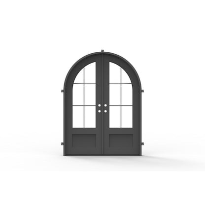 Pre-Order: Telluride Double (Cold Weather - Thermal Break) | Wrought Iron Door (Ships 16-18 Weeks)