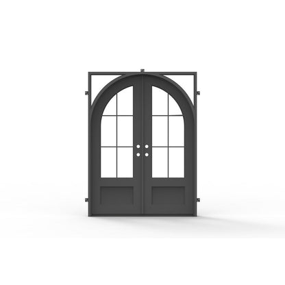Telluride Double - Square-Arch | Wrought Iron Door