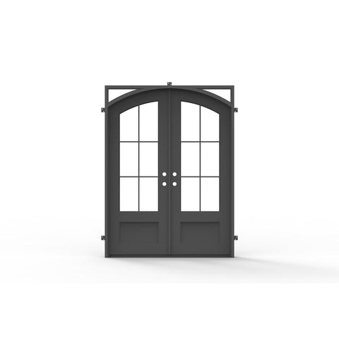 Pre-Order: Telluride Double (Cold Weather - Thermal Break) | Wrought Iron Door (Ships 22-24 Weeks)