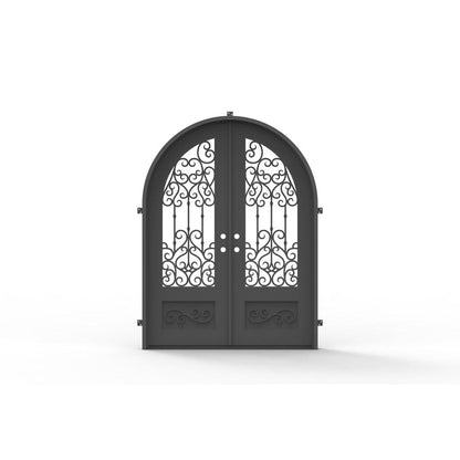 Pre-Order: Tignes Double | Wrought Iron Door (Ships 16-18 Weeks)