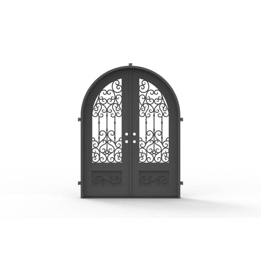 Pre-Order: Tignes Double | Wrought Iron Door (Ships 16-18 Weeks)