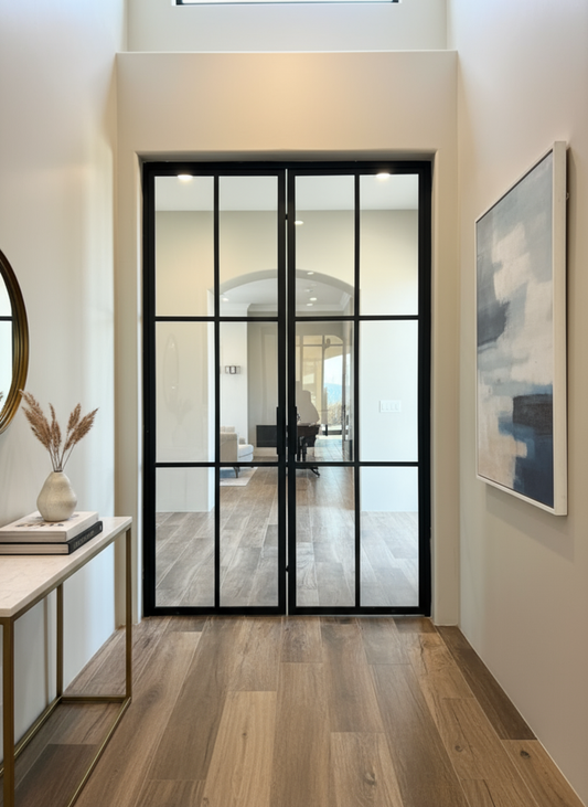 Light 6 Interior - Double | Steel Interior Door