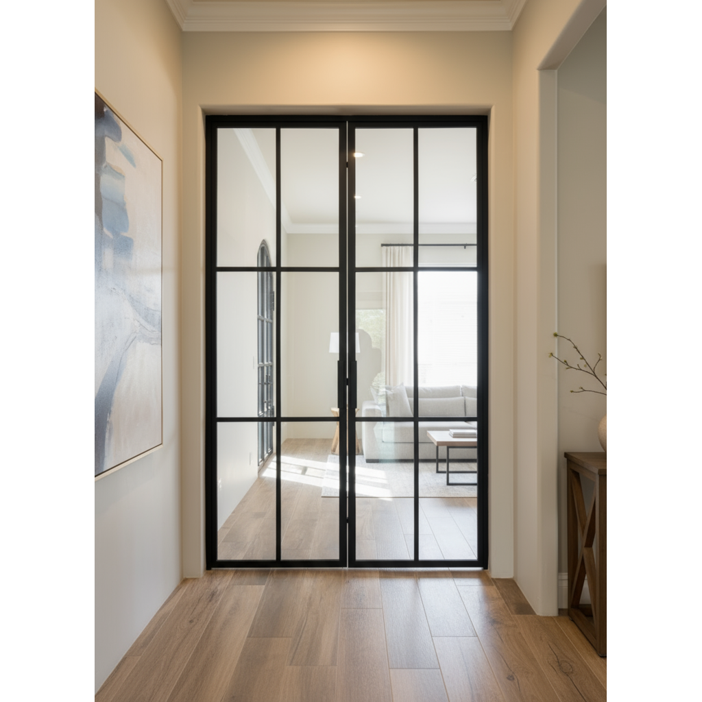 Light 6 Interior - Double | Steel Interior Door