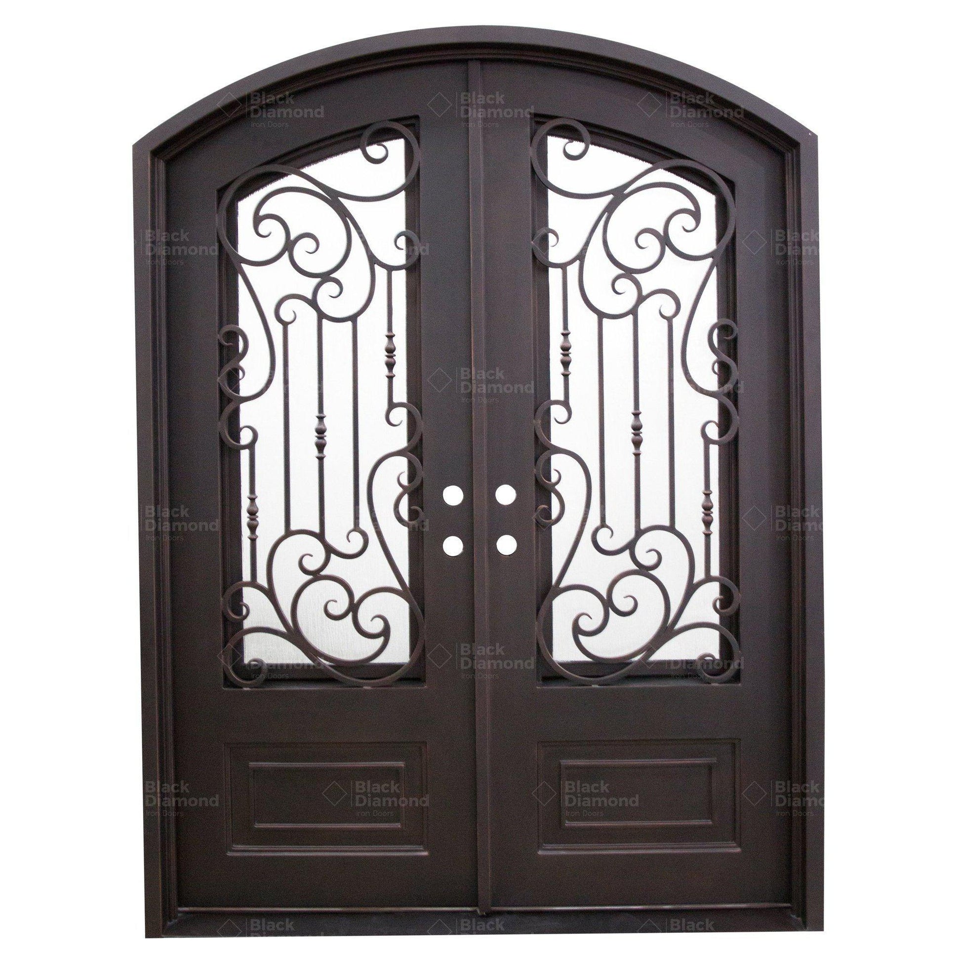 Pre-Order Snowmass-Wrought Iron Doors-Black Diamond Iron Doors