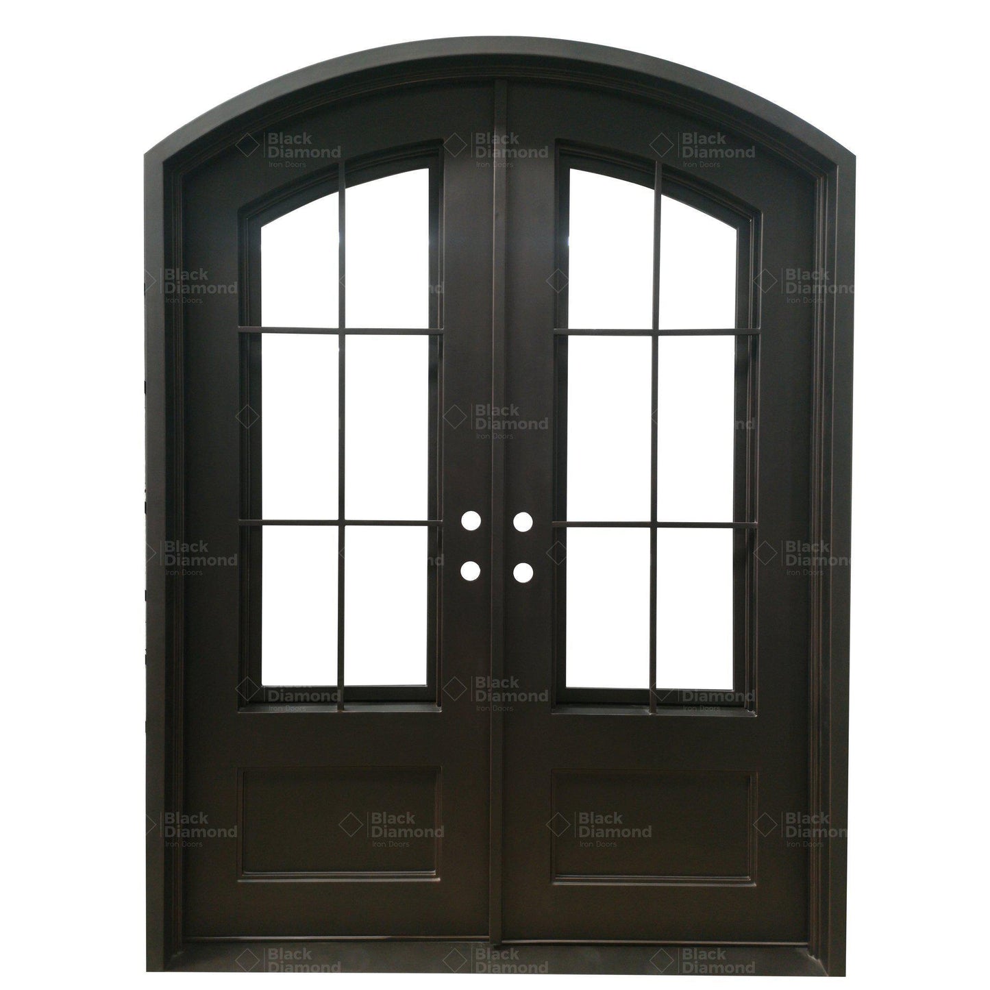 Pre-Order Blackcomb-Thermally Broken Doors-Black Diamond Iron Doors