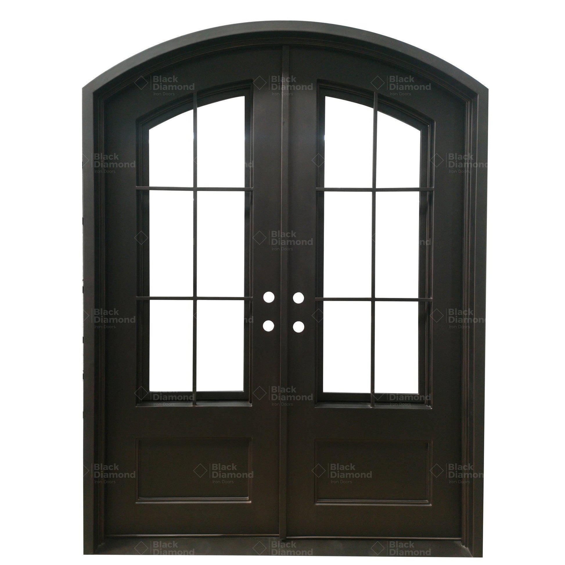 Pre-Order Blackcomb-Thermally Broken Doors-Black Diamond Iron Doors