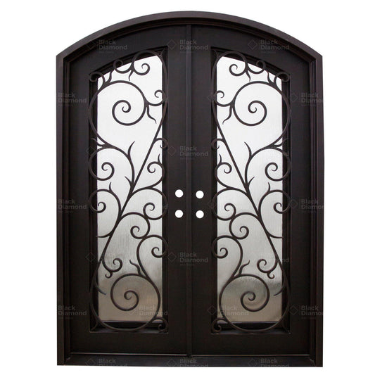 Pre-Order Val Thorens-Wrought Iron Doors-Black Diamond Iron Doors