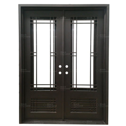 Pre-Order Mammoth-Wrought Iron Doors-Black Diamond Iron Doors