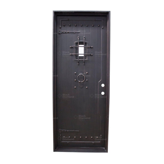 Pre-Order Verbier-Wrought Iron Doors-Black Diamond Iron Doors