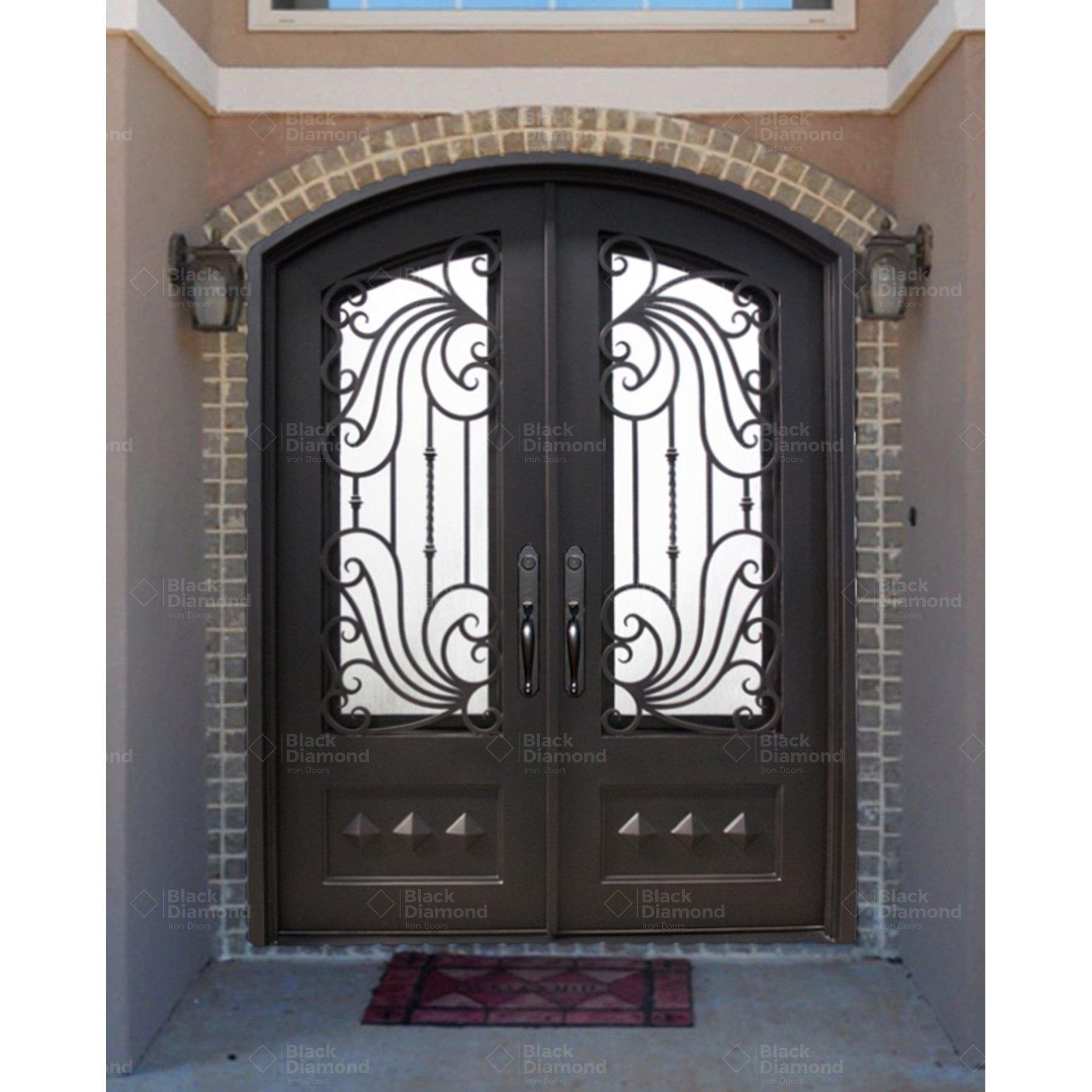 Pre-Order Vail-Wrought Iron Doors-Black Diamond Iron Doors