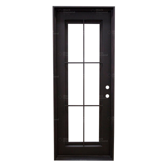 Pre-Order Beaver Creek Single-Wrought Iron Doors-Black Diamond Iron Doors