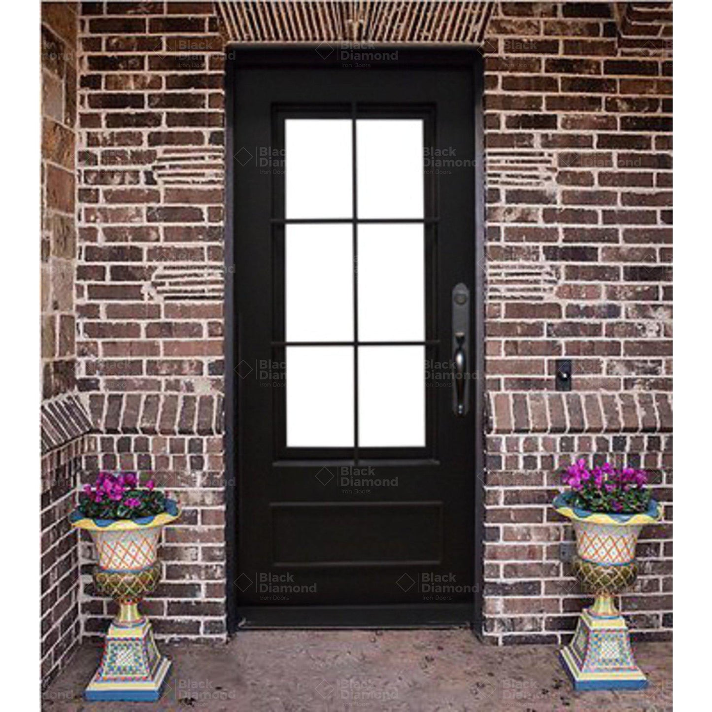 Pre-Order Wengen-Wrought Iron Doors-Black Diamond Iron Doors