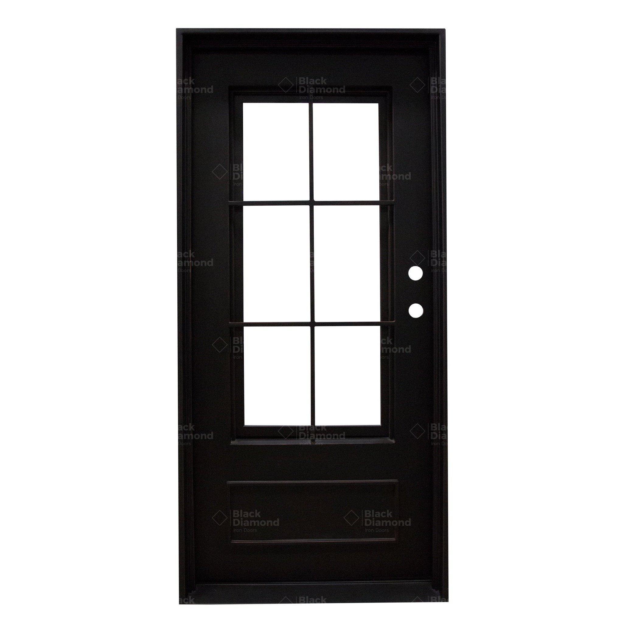 Pre-Order Wengen-Wrought Iron Doors-Black Diamond Iron Doors