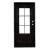Pre-Order Wengen-Wrought Iron Doors-Black Diamond Iron Doors