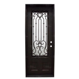 Pre-Order Chamonix-Thermally Broken Doors-Black Diamond Iron Doors