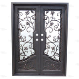 Pre-Order Houston-Wrought Iron Doors-Black Diamond Iron Doors