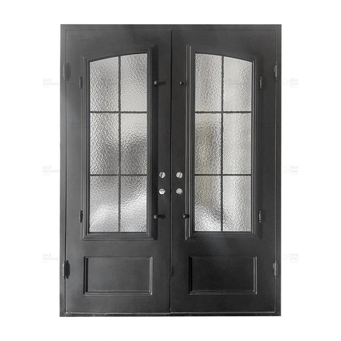 Pre-Order Telluride Double-Wrought Iron Doors-Black Diamond Iron Doors