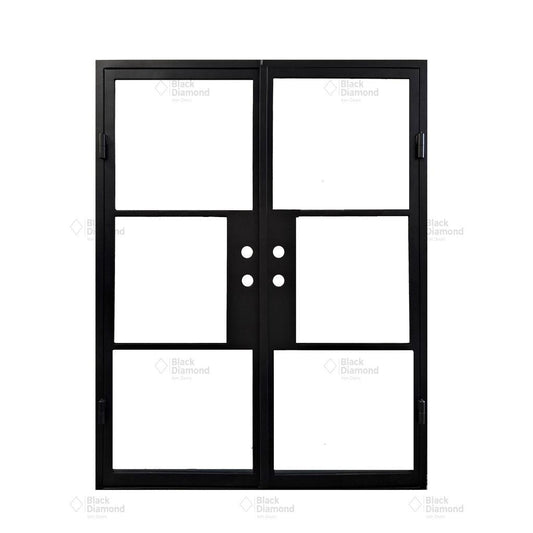 Light 3 - Double | Steel French Doors
