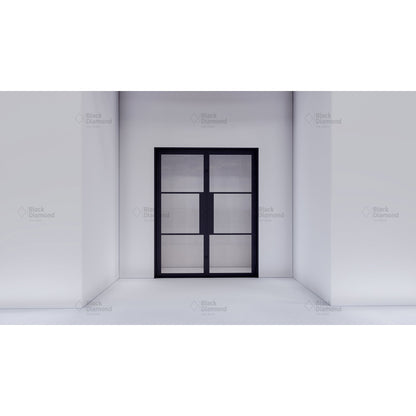 Light 3 - Double | Steel French Doors