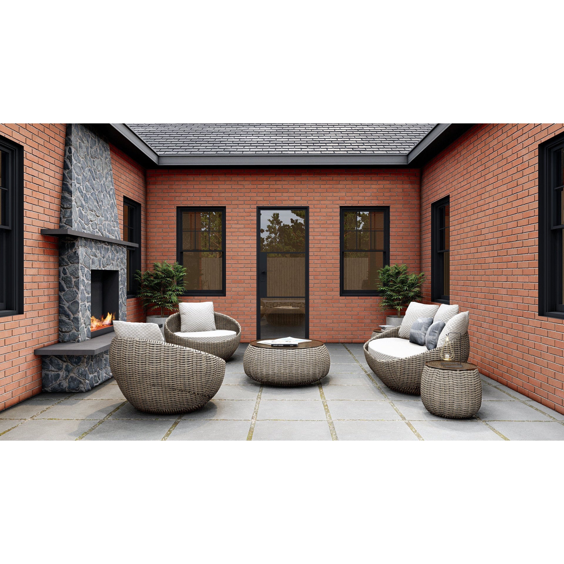 Light 3 - Single | Steel French Doors