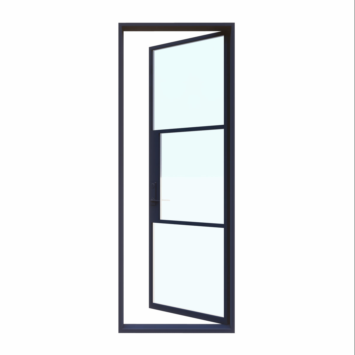 Light 3 - Single | Steel French Doors