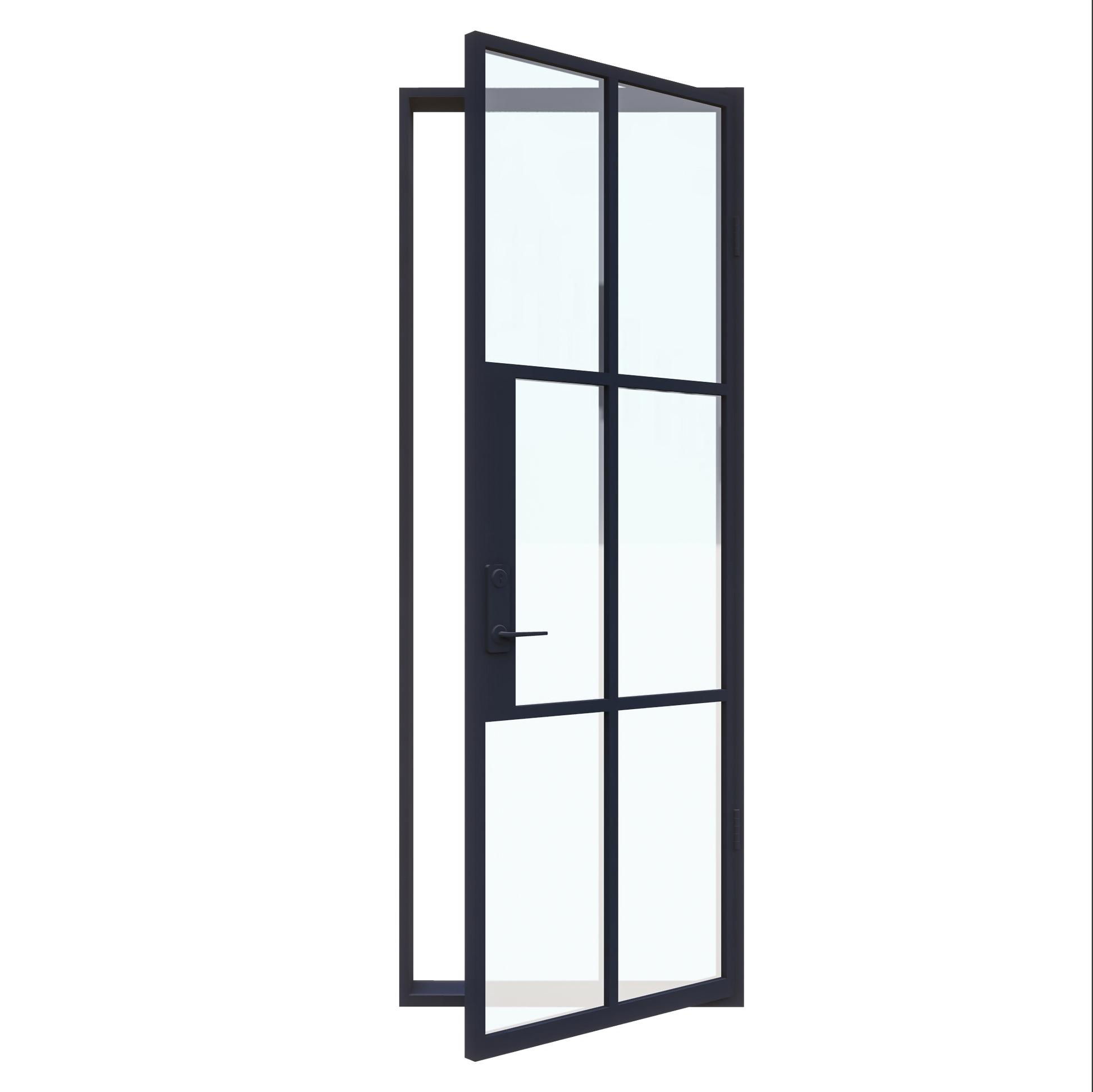 Light 6 - Single | Steel French Doors