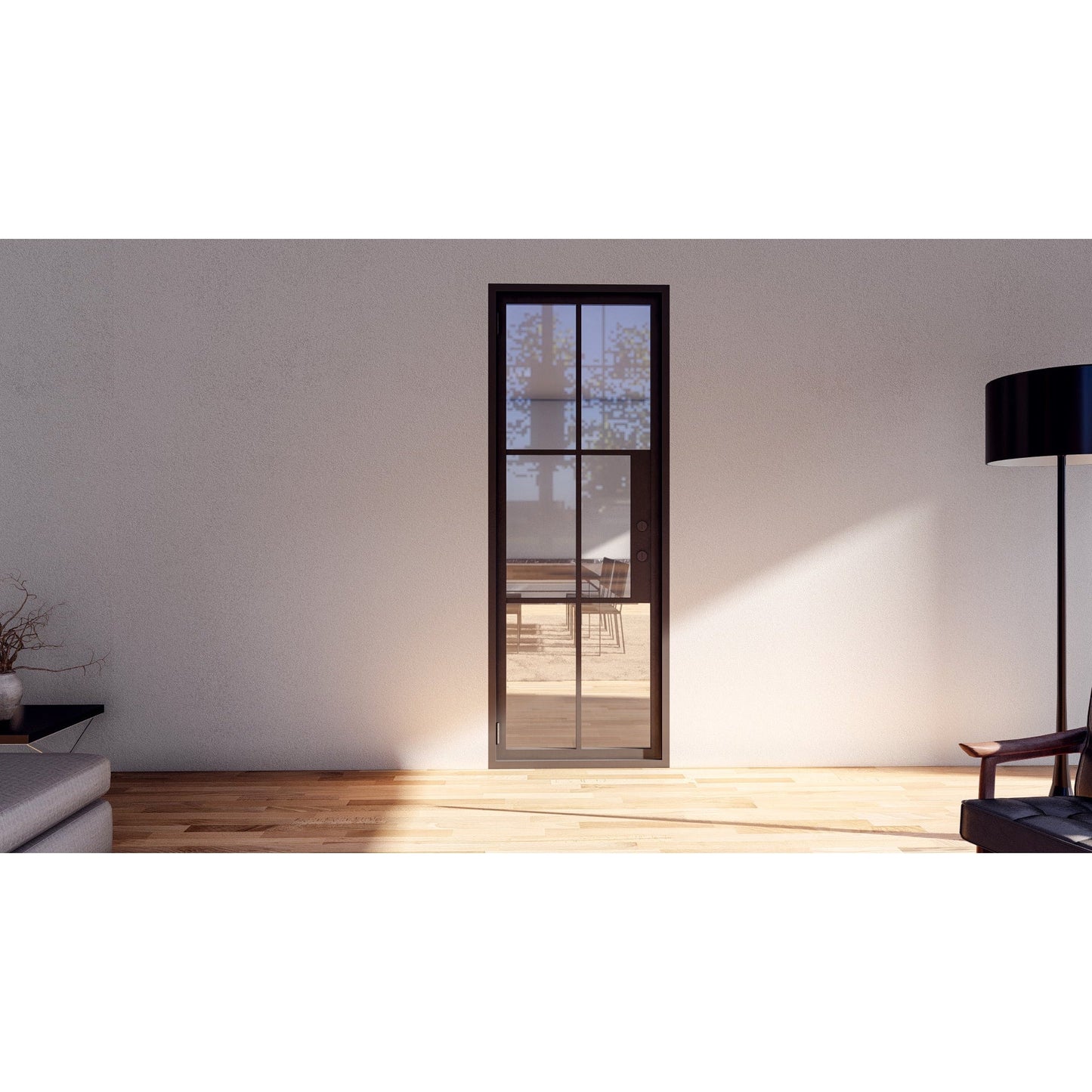 Light 6 - Single | Steel French Doors
