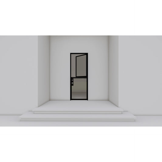 Pre-Order Light 2 - Single Dutch-Steel Dutch Doors-Black Diamond Iron Doors