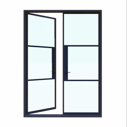 Light 3 - Double | Steel French Doors
