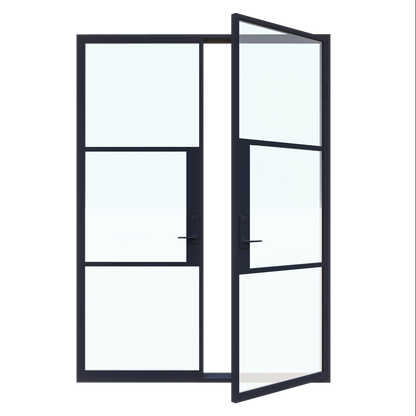 Light 3 - Double | Steel French Doors