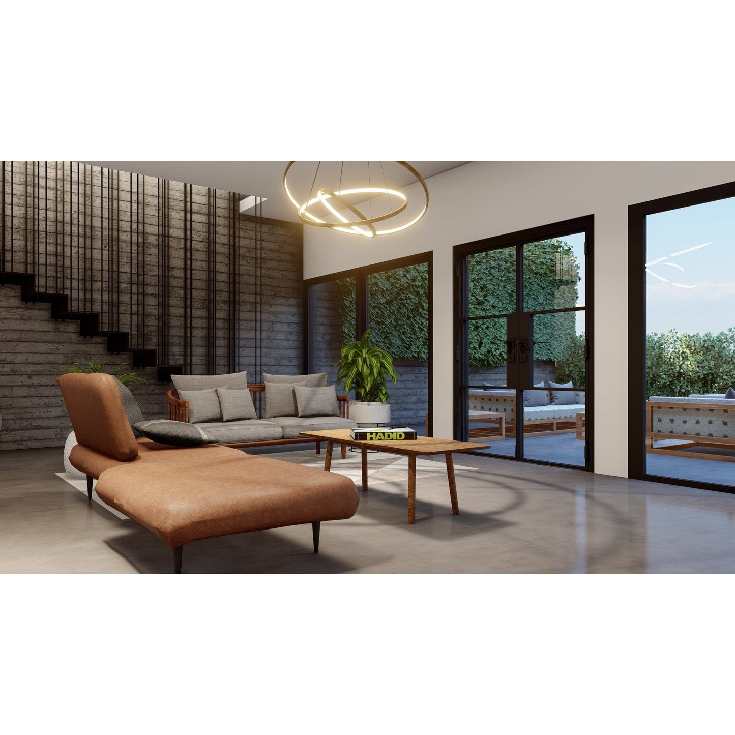 Light 3 - Double-Steel French Doors-Black Diamond Iron Doors