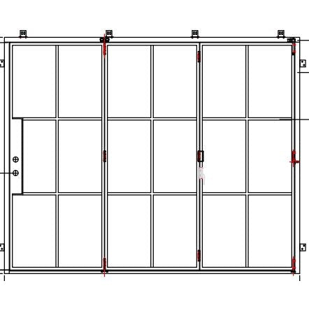 Pre-Order Light 6S - Bi-Fold (Cold Rolled Steel)-Steel Bi-Fold Doors-Black Diamond Iron Doors