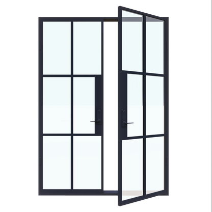 Light 6 - Double | Steel French Doors