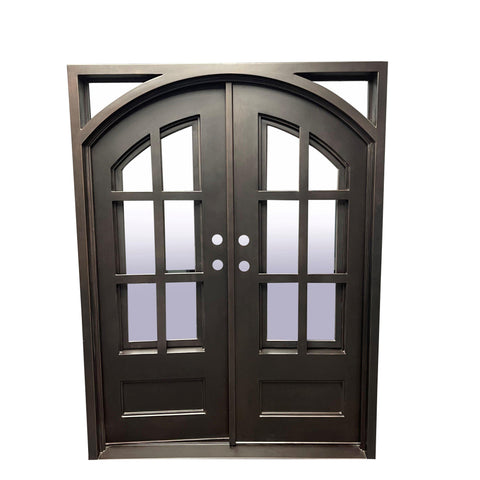Pre-Order New York-Wrought Iron Doors-Black Diamond Iron Doors