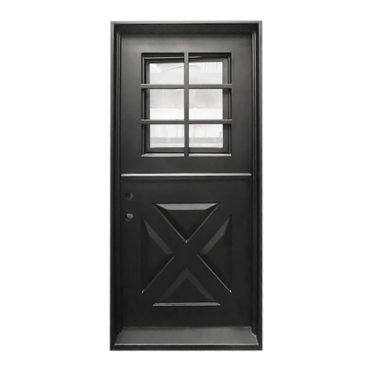 Pre-Order: Angela Single Dutch | Wrought Iron Door (Ships 16-18 Weeks)