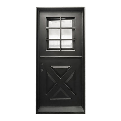 Pre-Order: Angela Single Dutch | Wrought Iron Door (Ships 16-18 Weeks)