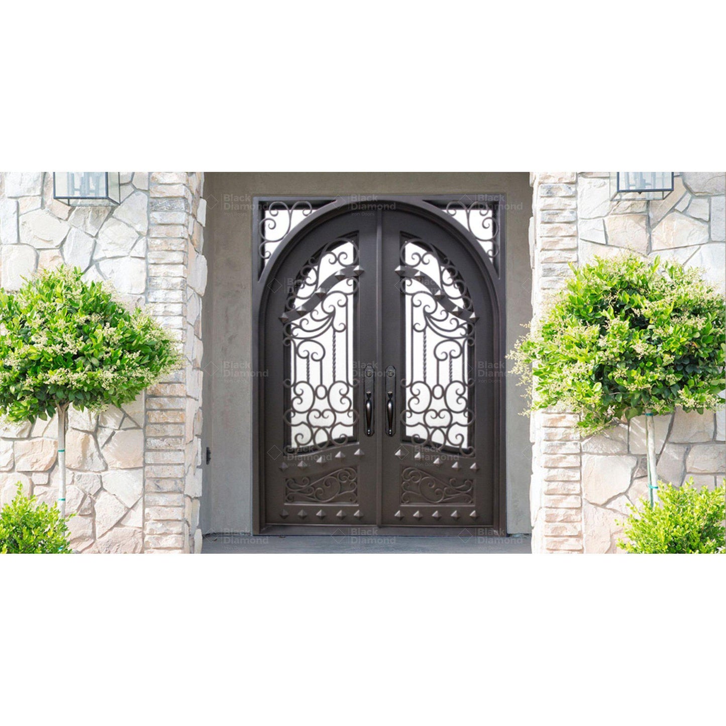 Pre-Order: Aspen | Wrought Iron Door (Ships 16-18 Weeks)