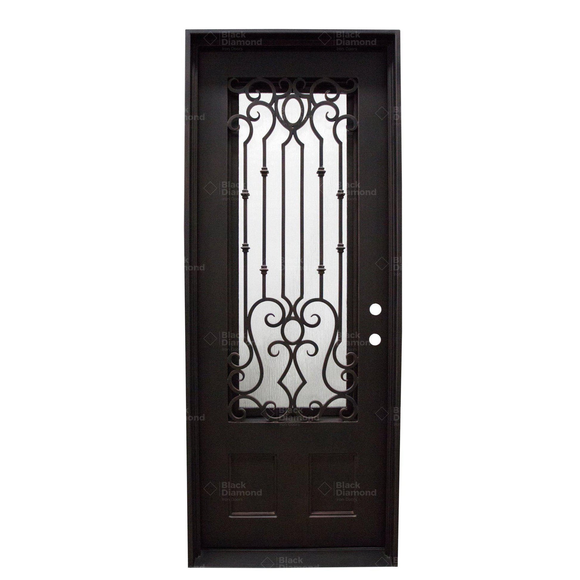 Pre-Order: Chamonix | Wrought Iron Door (Ships 16-18 Weeks)